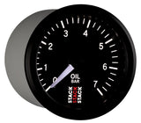 Autometer Stack Instruments 52mm 0-7 BAR M10 (M) Mechanical Oil Pressure Gauge - Black - ST3101