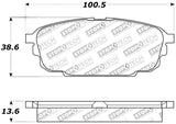 StopTech Performance Brake Pads - 309.08920