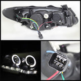 Spyder Hyundai Elantra 07-10 Projector Headlights LED Halo DRL Blk PRO-YD-HYELAN07-DRL-BK - 5070241