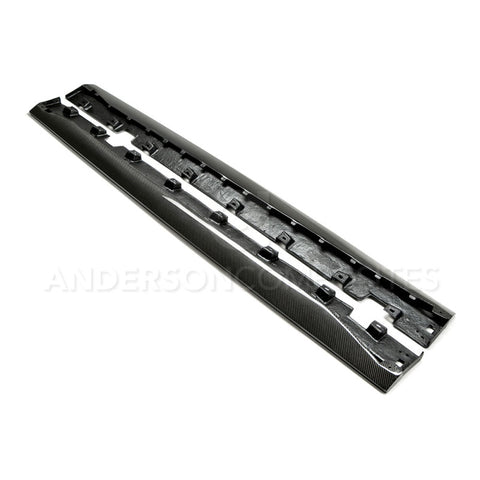 Anderson Composites 15-16 Ford Mustang Type-AR Rocker Panel Splitter - AC-SS15FDMU-AR