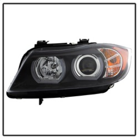 Spyder BMW E90 3-Series 06-08 4DR V2 Headlights - HID Only - Black PRO-YD-BMWE9005V2-HID-DRL-BK - 5083852