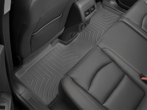 WeatherTech 2018+ Volkswagen Atlas Rear FloorLiner - Black (Fits Vehicles w/2nd Row Bench Seats) - 4410843