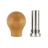 Mishimoto Round Steel Core Wood Shift Knob - Beech - MMSK-WD-RBE