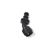 Russell Performance -4 AN Twist-Lok 45 Degree Hose End (Black) - 624073