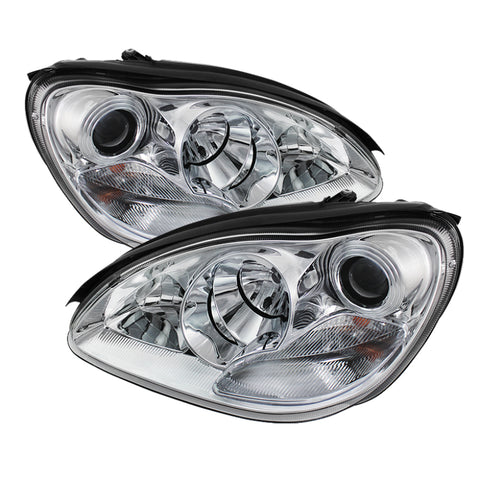 Spyder Mercedes Benz S-Class 03-06 Projector Headlights Xenon/HID Model- Chrm PRO-YD-MBW220-HID-C - 5070036