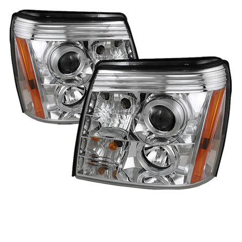 Spyder Cadillac Escalade 02-06 Projector Xenon/HID Model- LED Halo DRL Chrm PRO-YD-CE02-HID-DRL-C - 5042279