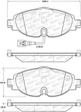 StopTech Street Brake Pads - Front - 308.17600