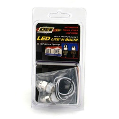 DEI LED LiteN Boltz LED LiteN Boltz License Plate Lighting Kit - Dome Head - 4pc - Polished - 30309