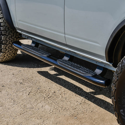 Westin 21-22 Ford Bronco (4-Door) PRO TRAXX 5 Oval Nerf Step Bars - Textured Black - 21-54195