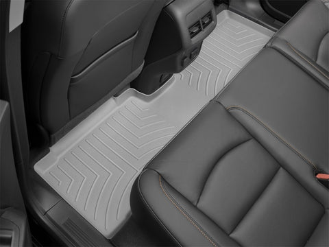 WeatherTech 2018+ Volkswagen Atlas Rear FloorLiner - Grey (Fits Vehicles w/2nd Row Bench Seats) - 4610843