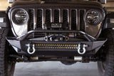 DV8 Offroad 07-23 Jeep Wrangler JK/JL & Gladiator JT FS-1 Series Stubby Front Bumper - FBJL-11