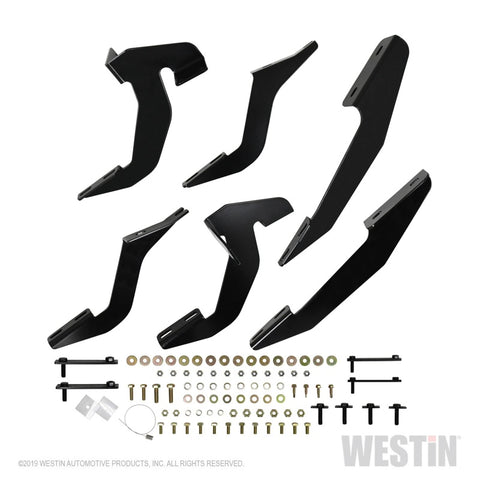 Westin 18-22 Chevrolet Traverse Running Board Mount Kit - Blk - 27-2275