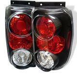 Spyder Ford Explorer 95-97 Euro Style Tail Lights Black ALT-YD-FEXP95-BK - 5002990