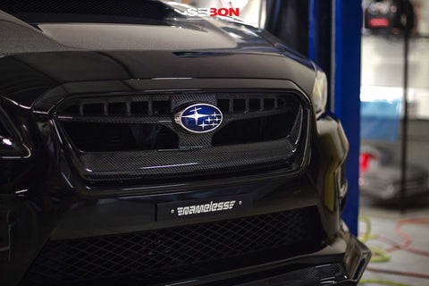 Seibon 2015 Subaru WRX OEM Carbon Fiber Front Grill - FG15SBIMP