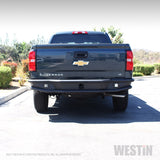 Westin 2016-2018 Chevrolet Silverado 1500 Outlaw Rear Bumper - Textured Black - 58-81005