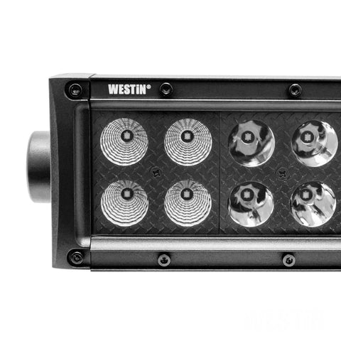 Westin B-FORCE LED Light Bar Double Row 6 inch Combo w/3W Cree - Black - 09-12212-12C