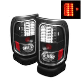 Spyder Dodge Ram 1500 94-01/Ram 2500/3500 94-02 LED Tail Lights Black ALT-YD-DRAM94-LED-BK - 5002693