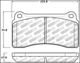 StopTech Performance Brake Pads - 309.13830