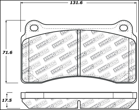 StopTech Performance Brake Pads - 309.13830