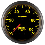 Autometer Elite 52mm 0-100 PSI Fuel Pressure Peak & Warn w/ Electronic Control Gauge - 5671