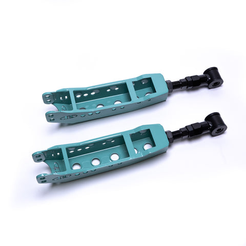 BLOX Racing Rear Lower Control Arms - Teal (2013+ Subaru BRZ/Toyota 86 / 2008+ Subaru WRX/STI) - BXSS-50010-TL