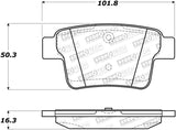 StopTech Street Brake Pads - 308.10710