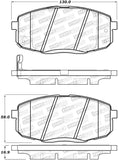 StopTech Street Select Brake Pads - Front - 305.13970