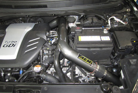 AEM 13 Hyundai Veloster Turbo 1.6L Polished Cold Air Intake - 21-724P