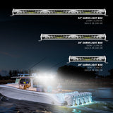 XK Glow White Housing SAR Light Bar - Emergency Search and Rescue Light 52In - XK-SAR-3W