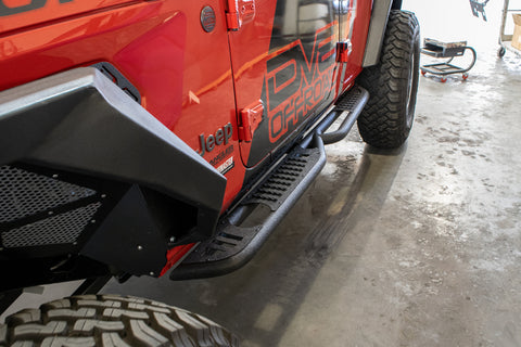 DV8 Offroad 2018+ Wrangler Jeep JL Tubular Rock Slider Step - SRJL-02