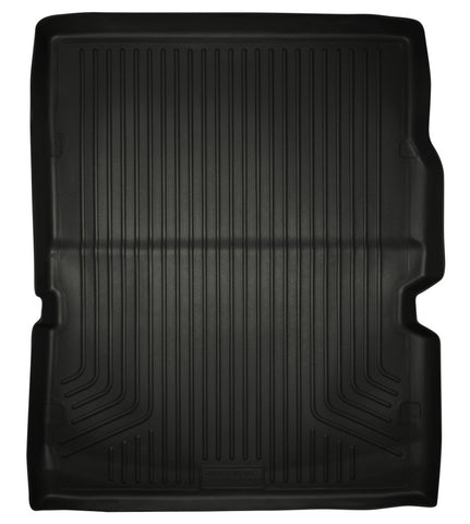 Husky Liners 11-22 Dodge Durango WeatherBeater (Over Folded 3rd Row) Black Rear Cargo Liner - 20421