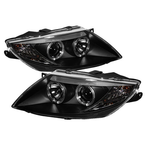 Spyder BMW Z4 03-08 Projector Headlights Xenon/HID Model Only - LED Halo Black PRO-YD-BMWZ403-HID-BK - 5029676