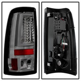 Spyder Chevy Silverado 1500/2500 99-02 Version 2 LED Tail Lights - Smoke ALT-YD-CS99V2-LED-SM - 5081896