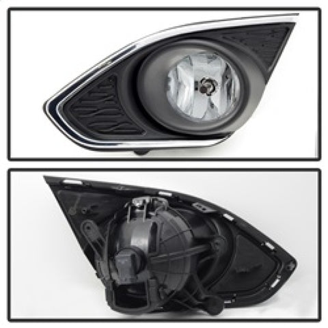 Spyder Chevy Spark 2013-2015 OEM Fog Light W/Universal Switch- Clear FL-CSPA2013-C - 5080288