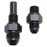 Russell Performance -8 AN to 4L80 Transmission Ports Adapter Fittings (Qty 2) - Black Zinc - 641400