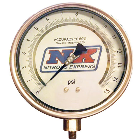 Nitrous Express 6 Certified Pressure Gauge Only (Gauge From P/N 15529) - 15530