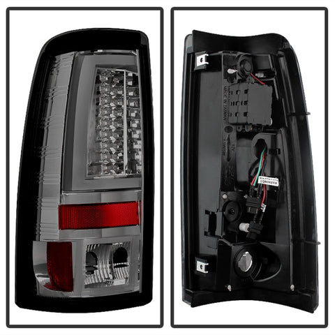 Spyder Chevy Silverado 1500/2500 99-02 Version 2 LED Tail Lights - Smoke ALT-YD-CS99V2-LED-SM - 5081896