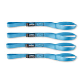 Mishimoto Medium-Duty Ratchet Tie-Down Kit (4-Pack) Blue - BNRTC-TDMD-4BL