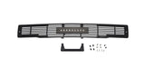 Putco 15-17 Ford F-150 - SS Black Bar Design w/10in Luminix Light Bar Bumper Grille Inserts - 87160L