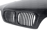 Seibon 97-03 BMW 5 Series 4Dr (E39) GTR-Style Carbon Fiber Hood - HD9703BMWE39-GTR