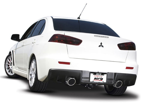 Borla 09-15 Mitsubishi Lancer Ralliart 2.0L 4cyl MT 6spd AWD Catback Exhaust - 140334