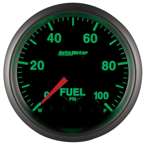 Autometer Elite 52mm 0-100 PSI Fuel Pressure Peak & Warn w/ Electronic Control Gauge - 5671