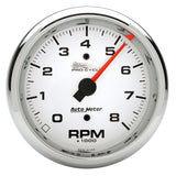 Autometer Pro-Cycle Gauge Tach 3 3/4in 8K Rpm 2&4 Cylinder White - 19301