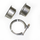 JBA 2.5in Stainless Steel V-Band Clamp & Flanges - VB25