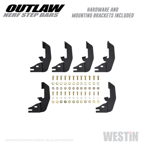 Westin 2019 Chevrolet/GMC Silverado/Sierro Crew Cab Outlaw Nerf Step Bars - 58-54135