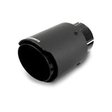 Mishimoto Carbon Fiber Muffler Tip 3in Inlet 4in Outlet Black - MMEXH-TIP-CF3BK