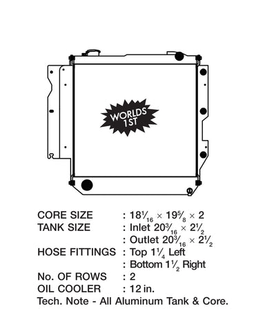 CSF 05-06 Jeep Wrangler Radiator - 7035