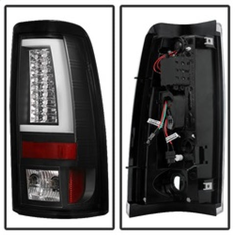 Spyder Chevy Silverado 1500/2500 03-06 Version 2 LED Tail Lights - Black ALT-YD-CS03V2-LED-BK - 5081919