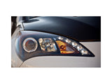 Spyder Hyundai Genesis 10-12 Projector Halogen Model- LED Halo DRL Blk PRO-YD-HYGEN09-DRL-BK - 5034250