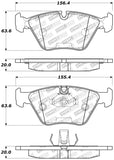 StopTech Performance 04-09 BMW X3 (E38) / 06-09 Z4 3.0Si (E86) / 00-07 330 Series Front Brake Pads - 309.09460